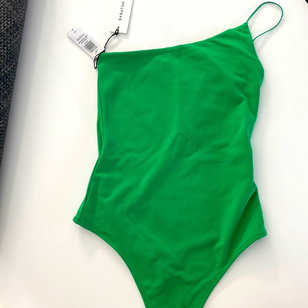 Babaton green bodysuit with tags